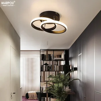 Modernūs namų dekoro lubų šviestuvai Blizgios LED lempos 220V šviestuvas Pritemdymas Formavimo dizainas Energiją taupantis Namų miegamasis Svetainė