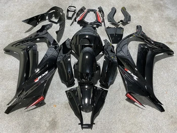 Motociklų apdailos komplektas ZX-10R 11-15 metai 10R 2011 2012 2013 2014 2015 Mugė Ryškiai juodas raudonas motociklo korpusas