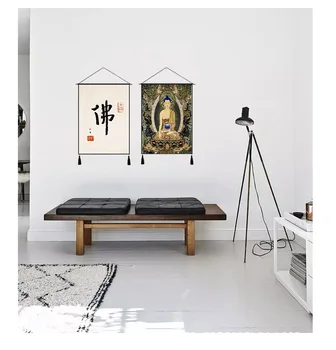 mylb Budos lotoso drobė Abstraktus minimalistinis menas Drobė Tapyba Sienų paveikslėlių spauda Modernus namų svetainės dekoras