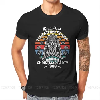 Nakatomi Plaza Hip Hop TShirt Die Hard Movie Christmas Party 1988 Bruce Willis Leisure Marškinėliai Vasaros marškinėliai Suaugęs