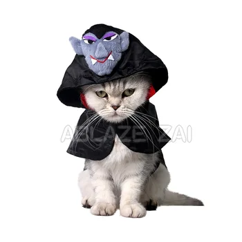 naminių gyvūnėlių kostiumas šuo katė Helovinas juokingi drabužiai su gobtuvu vaiduoklių festivalis žiema šilti drabužiai paltas striukė mielas mielas vakarėlių drabužiai naujas