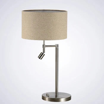 Namų miegamojo naktinio staliuko lempa LED stalinė lempa modernaus meno apšvietimas viešbučio kambario medžiaginė stalinė lempa