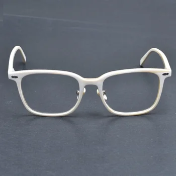 Natural Buffalo Horn rankų darbo akinių rėmelis Unisex Aukščiausios kokybės dizaineris Optiniai akiniai Trumparegystė Skaitymo receptiniai akiniai