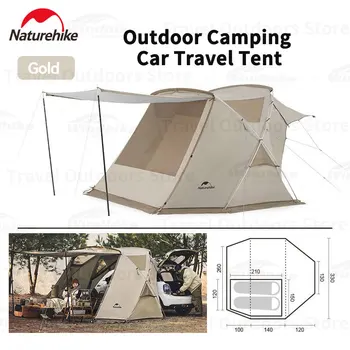 Naturehike Cloud Wild Car Side Tent 2P Road Trip Tent PU2000+ ir UPF50+ Caravan Tent lauko kempingo automobilių kelionių palapinė