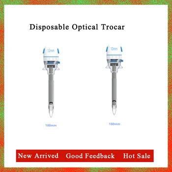 Naujas vienkartinis laparoskopinis įterpimas Vienkartiniai Trocar rinkiniai 5mm-15mm laparoskopijai matomi (dvigubas rinkinys)