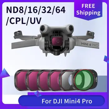 ND filtrų rinkinys dji Mini 4 Pro ND8/16/32/64/CPL/UV filtrai Neutralaus tankio kameros filtras dji Mini 4 Pro dronų priedams