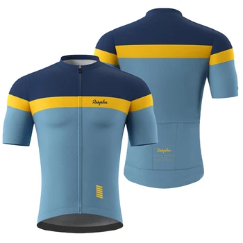 NEW Vyriški dviračių drabužiai Team Dviračių marškinėlių komplektas Raphaful Maillot Ciclismo kvėpuojantis dviratis Trumpomis rankovėmis Dviračių aprangos kostiumai