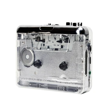 Nešiojama kasetė į MP3 grotuvą Mini USB juostų grotuvas MP3 keitiklis su 3,5 mm AUX įvesties programine įranga CD kasečių fiksavimo garsas