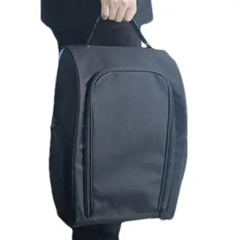 Nešiojamas golfo batų krepšys sulankstomas 10L konteinerių krepšys su 2 šoninėmis kišenėmis lauko kelioniniai užtrauktukai vandeniui atsparūs krepšiai
