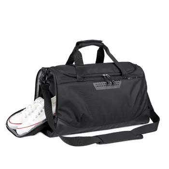 Nešiojamas kelioninis krepšys Didelės talpos vyrai ir moterys Sausas ir šlapias atskyrimas Sportinis fitneso krepšys Oksfordo audinys Nešiotis ant bagažo krepšiai