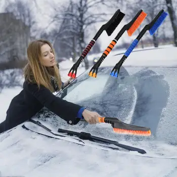 nuimama žieminė mašina nuimamas automobilio valymas ledo grandiklis sniego kastuvas automobilio priekinis stiklas sniego šepetys automobilių priedai ledo grandiklis