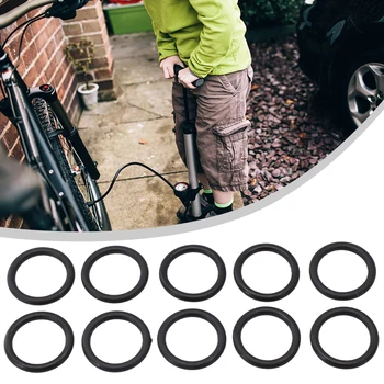 O-žiedo sandarinimo tarpinė dviračio guminis žiedas Patogus dviračių siurblio sandarinimas O žiedai 10 skaičiavimo paketas 37 mm ir 28 mm siurbliams