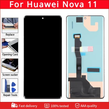 OLED 6.7'' skirta Huawei Nova 11 FOA-AL00 FOA-LX9 LCD ekranas Jutiklinio ekrano skaitmeninimo įrenginio surinkimo dalys