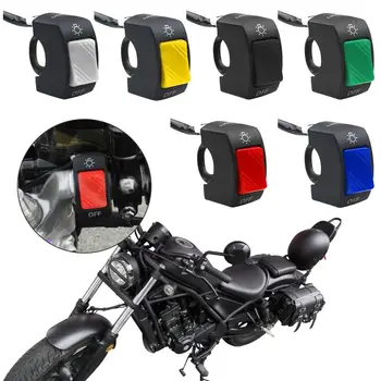 On-Off 12V motociklai Motociklai Priekinių žibintų jungiklis Vairo jungiklis Posūkio signalinės lemputės Mygtukas