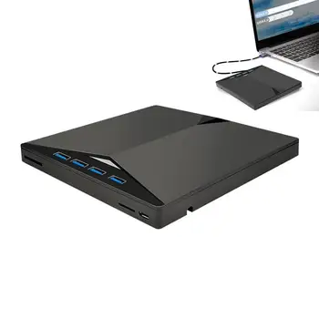 Optinis įrenginys kompiuteriui USB diskas Duomenų skaitytuvas Writer kortelių skaitytuvas USB 3.0 C tipo diskų įrenginys kompiuteriui USB optinis įrenginys nešiojamam kompiuteriui