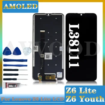 Original for Lenovo K10 Note LCD Z 6 lite L38111 LCD display Touch Screen Digitizer Assembly for Lenovo Z6 Youth Screen Replace