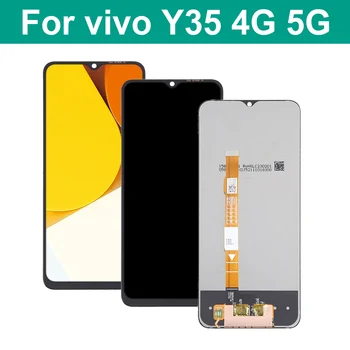 Original For Vivo Y35 4G 5G LCD display Touch Screen Digitizer Assembly Glass Panel