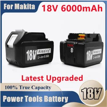 Originalas Atnaujintas 18V Makita baterijai 12.0Ah įkraunama elektrinių įrankių baterija su ličio jonų pakeitimu BL1830 BL1860