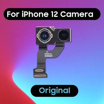 Originali galinė kamera, skirta iPhone 12 Plustraseira Rear Main Big Lens Flex Cable 12 kamera