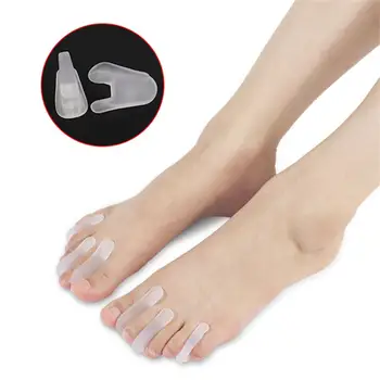 Pad On The Toe Little Thumb Silicone Daily Use Toe Bunion Corrector Guard Straightener Finger Toe Separator Foot Care Tool