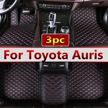 Pagal užsakymą pagaminti odiniai automobilių grindų kilimėliai Toyota Auris E180 2012 2013 2014 2015 2016 2017 2018 Kilimai Kilimėliai Pėdų pagalvėlės Priedai