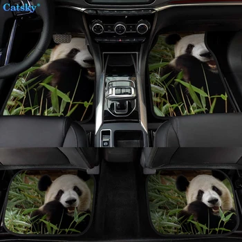 Panda, gyvūnų panda Automobilių grindų kilimėliai Hipių automobilių kilimėlis Automobilių aksesuarai Dovana Stoner dovana Retro automobilių aksesuarai Salonas Automobilių dekoras