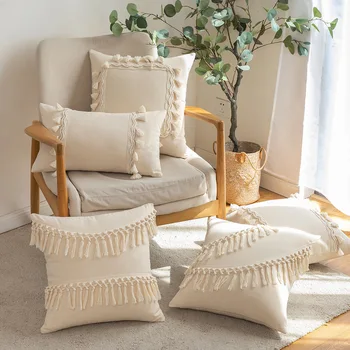 paprastas puokštės pagalvėlės užvalkalas Cojines Bohemian Tautinio stiliaus svetainė Sofa Pagalvių užvalkalai Langų dekoratyviniai pagalvių užvalkalai 45x45