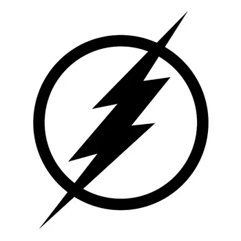 Paprastas žaibo logotipas Asmeninis automobilio lipdukas PVC kėbulo išorės priedai Motociklas Nešiojamojo kompiuterio apdaila Vandeniui atsparus automatinis lipdukas