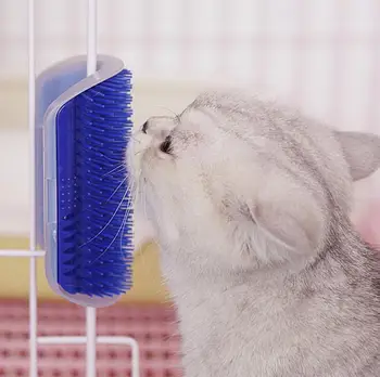 Pet Cat Self Groomer su katžolės priežiūros įrankiu Plaukų šalinimo šepetys šukos katėms Plaukų barstymas Šunų kirpimas Kačių masažo prietaisas
