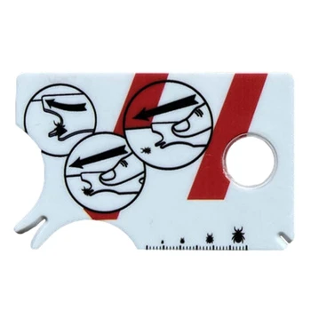 Pets Lice Catcher Tool maža kortelė su didinamojo stiklo valiklio kortelės plastiku