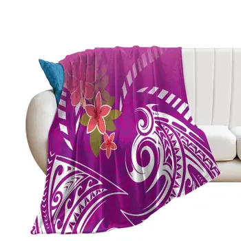 Polinezijos antklodė Žiemos laisvalaikio sofos antklodė Kempingo nešiojama antklodė