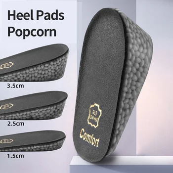 Popcorn Aukštis padidinti vidpadį Silikono arkos atrama Gelinis kulno pagalvėlės Kulno įdėklas Aukštesnės odinės pagalvėlės padai Pėdų batų pagalvėlė
