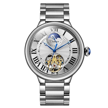 Populiariausias laikrodis vyrams Warterproof sportinis automatinis vyriškas laikrodis Aukščiausios klasės prabangus laikrodis Vyriškas turbilonas Mechaninis rankinis laikrodis Relogio