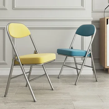 Prabangi vestuvinė kėdė Metalinė Relax Virtuvė Sulankstomas ergonomiškas stalas Kompiuteris Akcentas Kėdės dizainas Silla de Comedor miegamojo baldai
