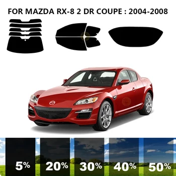 Precut nanokeramikos automobilis UV langų atspalvio rinkinys Automobilinė langų plėvelė skirta MAZDA RX-8 2 DR COUPE 2004-2008