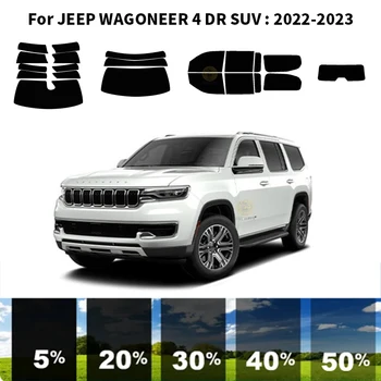 Precut nanokeramikos automobilis UV langų atspalvio rinkinys Automobilinė langų plėvelė JEEP WAGONEER 4 DR visureigiui 2022-2023