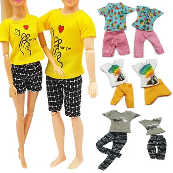Priedai Foto rekvizitai Žaidžiant namą 30cm Lėlių drabužiai Mini laisvalaikio apranga Persirengimo žaidimas Žaislinė porų suknelė