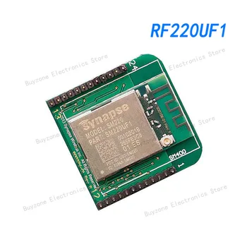RF220UF1 802.15.4 Integruoto siųstuvo-imtuvo modulis 2.4GHz, lustas + U.FL per skylę