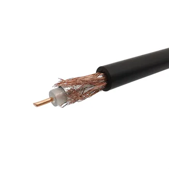 RG58 RG-58 RF bendraašiai kabelių laidai 50 omų RG 58 50-3 pigtail vielos kabeliai 5m 10m 15m 20m 30m 50m