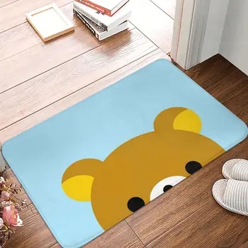Rilakkuma Bear Vonios kilimėlis Durų kilimėlis Flanelinis kilimas Lauko kilimas Namų dekoras