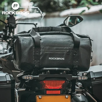 ROCKBROS motociklų krepšys Neperšlampamas motokroso kelnių krepšys 20L-60L Autociklų balno krepšiai Laikymo krepšys Galinės sėdynės bagažo krepšys