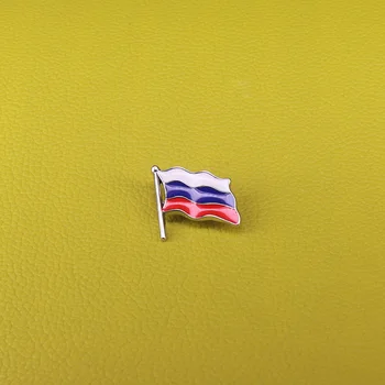 Rusijos vėliavų smeigtukai vyrams metaliniai ženkliukai socialistų komunistų papuošalai patriotų dovanų vėliavos segtukas vyriškų marškinių aksesuarai