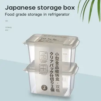 Set Scallion česnakų dėžutė Plastikinės dėžutės Virtuvės laikymo organizatorius Namų laikymo priedai Buitiniai šaldytuvų konteineriai