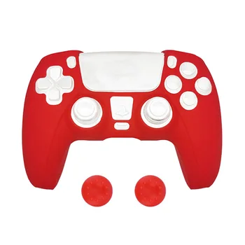 Silikoninis žaidimų pulto apsauginis dangtelis Vairasvirtės dėklas, skirtas Playstation 5 PS5 žaidimų valdikliui Skin Guard žaidimų priedai Rocker Cap