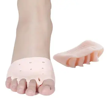 Silikono gelis Pirštų separatorius Pirštų atskyrimas Kojų priežiūros breketai Atraminiai įrankiai Pinky Guard Foot Hallux Valgus priežiūros įrankis