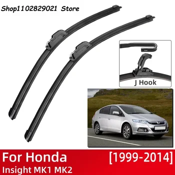 skirta Honda Insight MK1 MK2 1999-2014 Automobilių priedai Priekinio stiklo valytuvų valytuvų valytuvai U J tipo kabliukai 2014 2013 2012