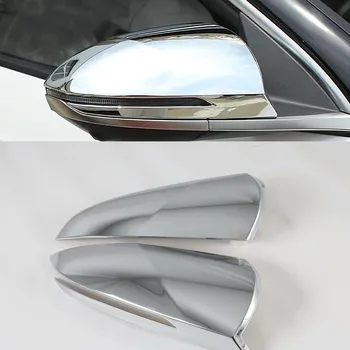 skirta Hyundai Santa Cruz 2022 2023 ABS Chrome šoninių durų galinio vaizdo veidrodžio dangtelio apdailos lipdukai automobilių aksesuarai 2vnt