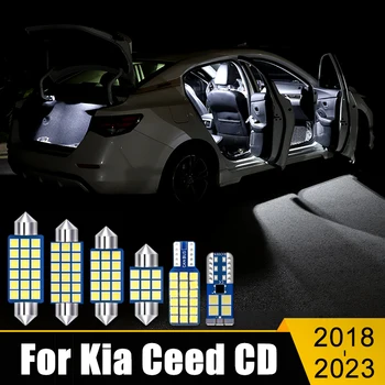 skirta Kia Ceed CD 2018 2019 2020 2021 2022 2023 SW GT 12PCS 12V LED automobilinės skaitymo lemputės Pirštinių dėžutė Bagažinės lempos 