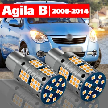 skirta Opel Agila B 2008-2014 2vnt LED posūkio signalinės lemputės priedai 2009 2010 2011 2012 2013