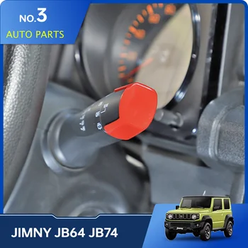 skirta Suzuki Jimny JB64 Sierra JB74 2019 2023 2Pcs/set ABS Carbon Fiber Grain Turn Signal/Wiper Control Lever Decoration Cover